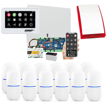 SYSTEM ALARMOWY ROPAM Neo-IP-64-SET TPR-4WS-P 12x SLIM-PIR SP-4001R 7.2Ah
